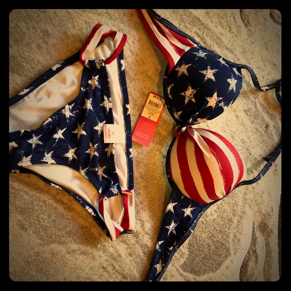 American flag bikini